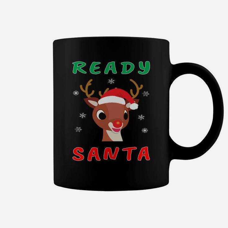 Christmas Rudolph Red Nose Reindeer Kids Gift Sweatshirt Coffee Mug
