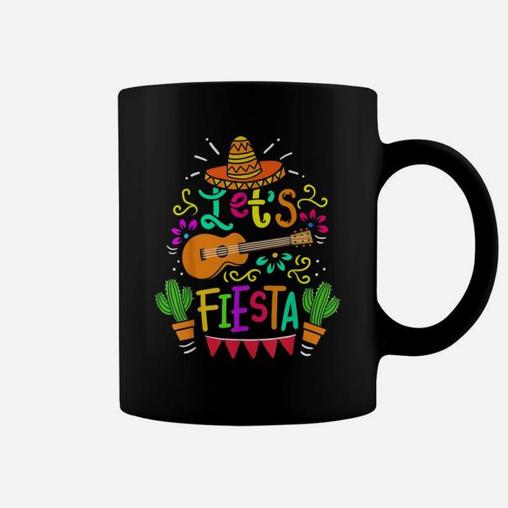 Cinco De Mayo Mexican Guitar Fiesta Cactus Coffee Mug