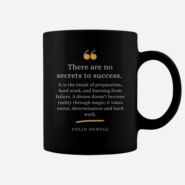 Colin Powell Leadership Quote Secrets To Success Coffee Mug