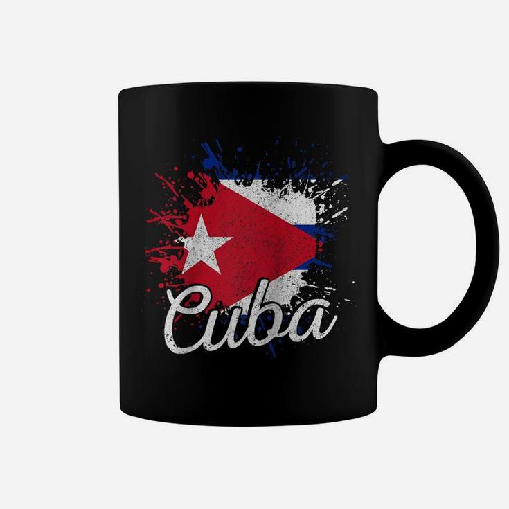 Cuba Patriotic Cuban Pride Flag Patriotic Cuba Raglan Baseball Tee Coffee Mug