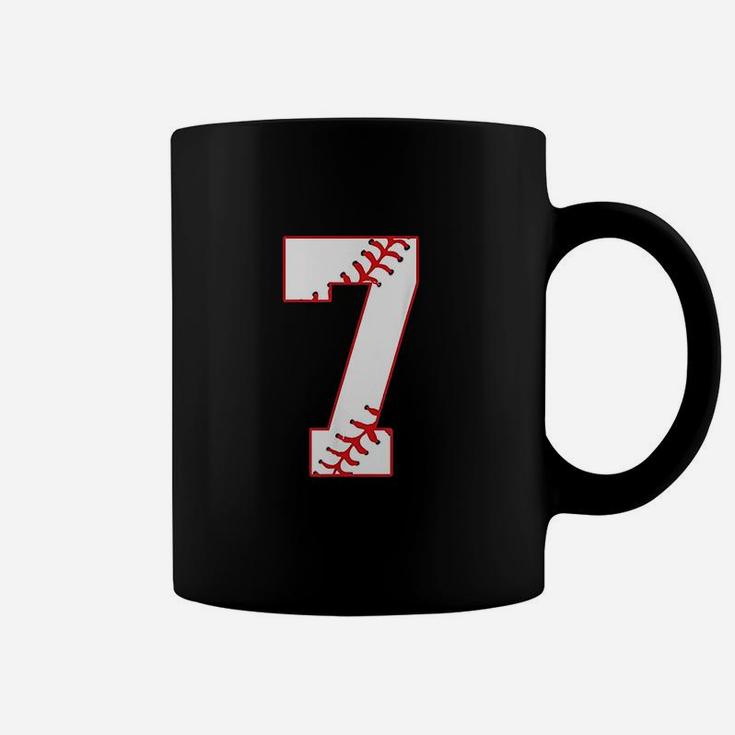 Cute Seventh Birthday Party 7th Baseball Coffee Mug