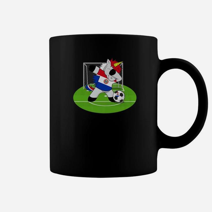 Dabbing Soccer Unicorn Paraguay Paraguayans Football Coffee Mug