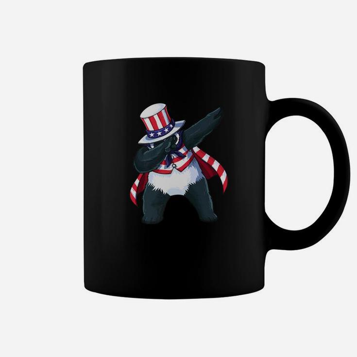 Dabbing Uncle Sam Panda Shirt Dab Dance 4th Of July Coffee Mug