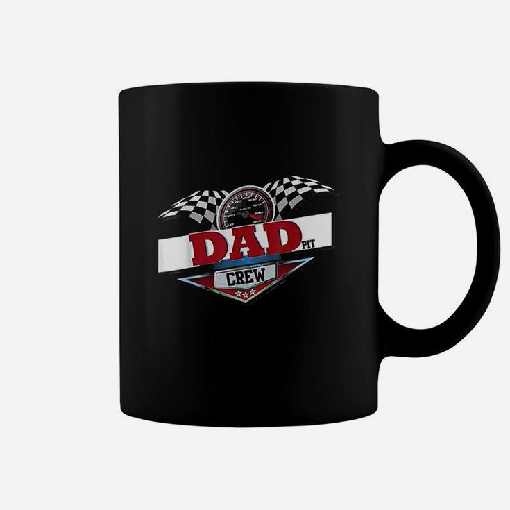Dad Pit Crew For Car Racing Party Matching Costume Coffee Mug