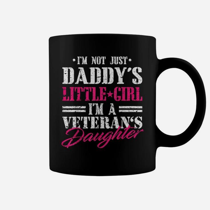 Daddys Little Girl Veteran Dad Veterans Day Gift Shirt Coffee Mug