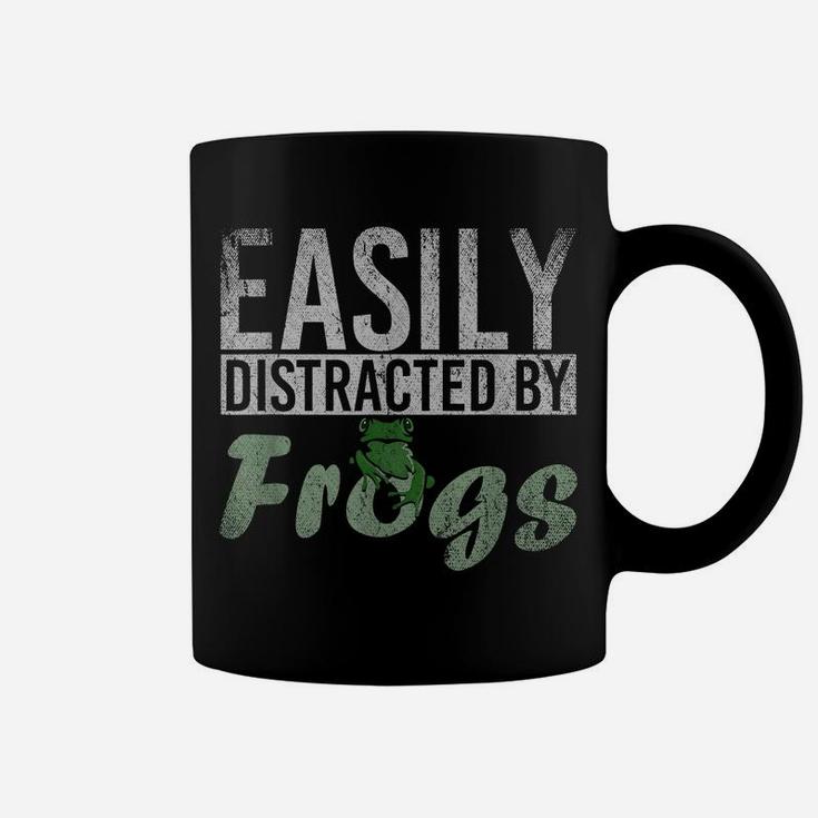 Easily Distracted By Frog Coffee Mug