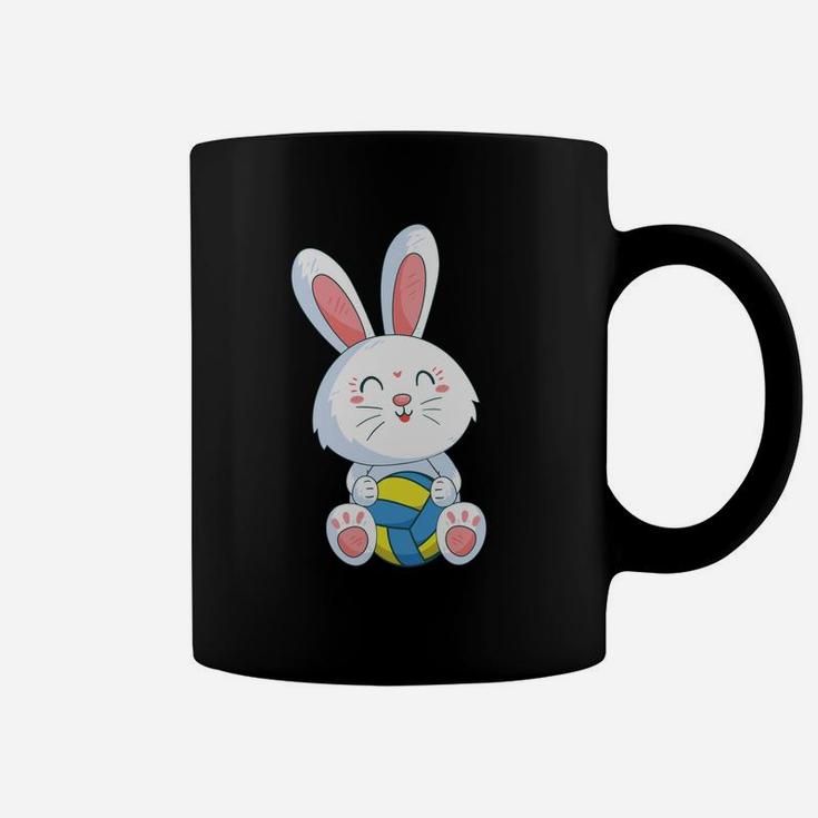 Easter Bunny Volleyball Ball Easter Day For Kids Coffee Mug