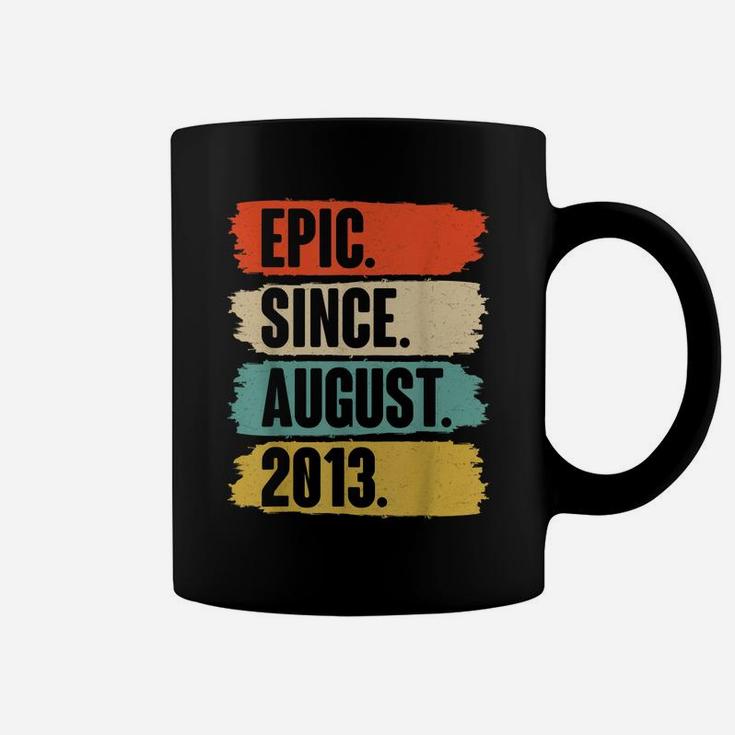 Epic Since August 2013 - Birthday Gift For 8 Year Old Coffee Mug