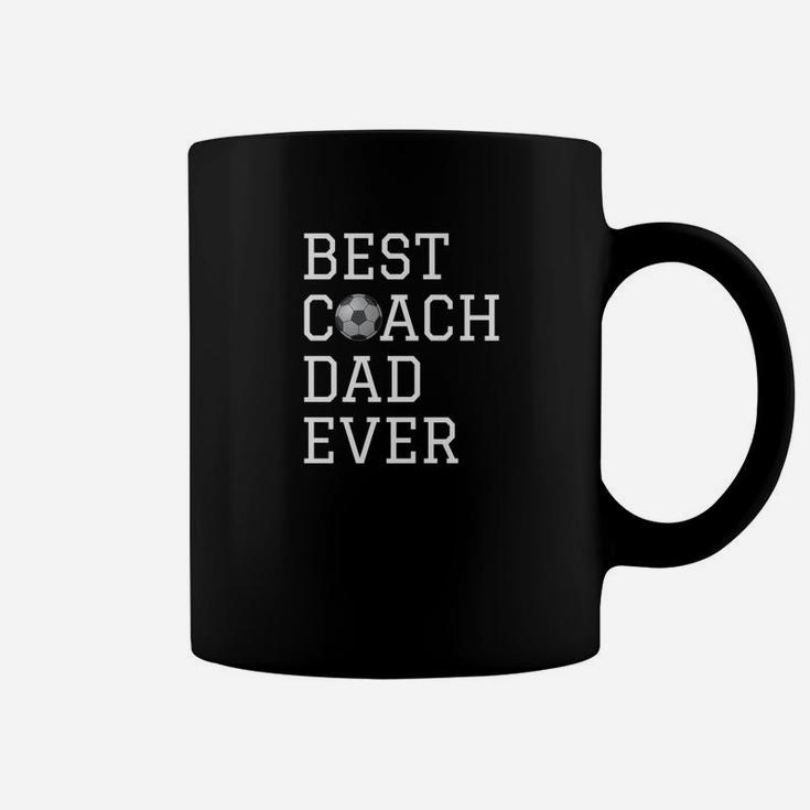 Fathers Coaching Gift Best Soccer Coach Dad Ever Coffee Mug