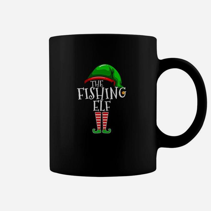 Fishing Elf Family Matching Group Christmas Gift Coffee Mug