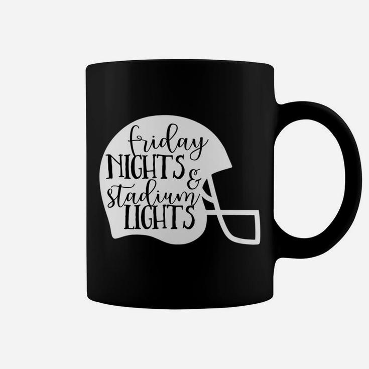 Football Tee Helmet Friday Nights Mom Mama Coffee Mug