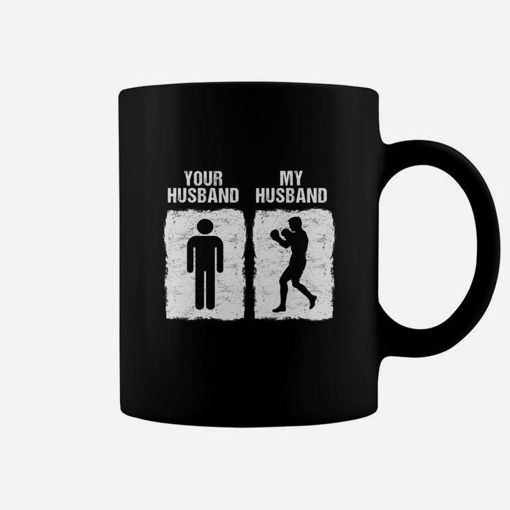 Funny Boxing My Husband Your Husband Wife Bride Boxer Coffee Mug