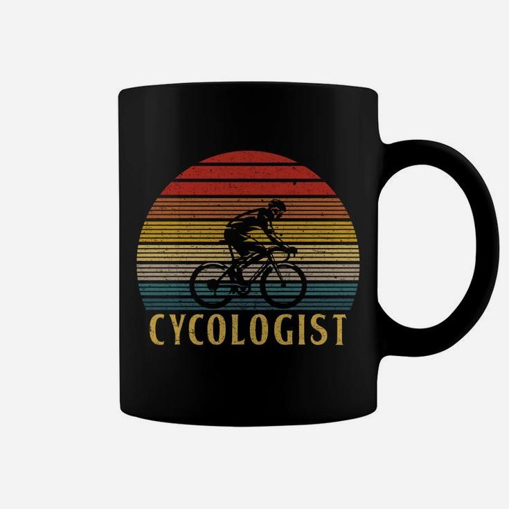 Funny Cycologist Shirt Bicycle Bike Rider Cool Gift Vintage Coffee Mug