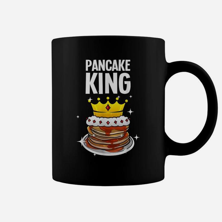 Funny Pancake King Design For Pancake Lover Men Dad Boys Coffee Mug