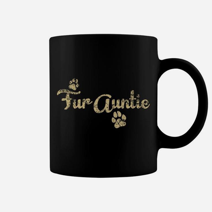Fur Auntie Shirt, Funny Dog Or Cat Lover Owner Gift Coffee Mug