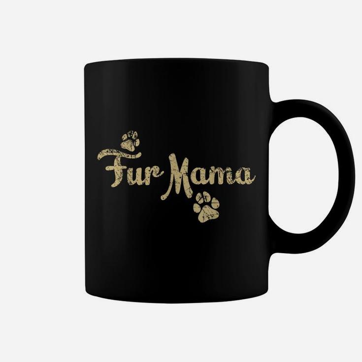 Fur Mama T Shirt, Dog Cat Lover Mom Mommy Babies Gift Coffee Mug