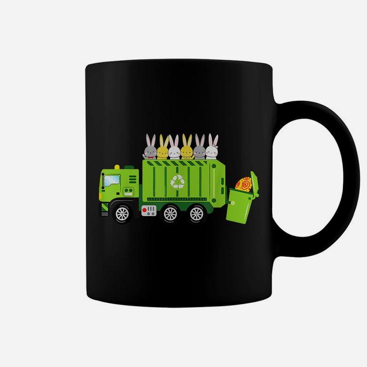 Garbage Truck Easter Day Bunny Eggs Easter Gift Kids Coffee Mug