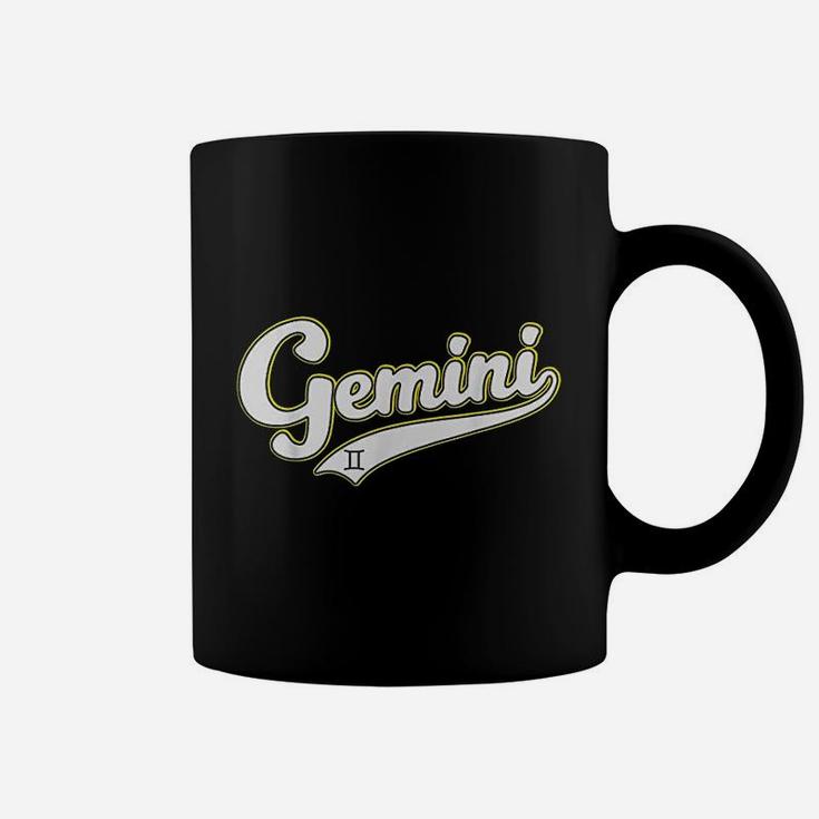 Gemini Zodiac Sign May June Birthday Astrology Gift Baseball Coffee Mug