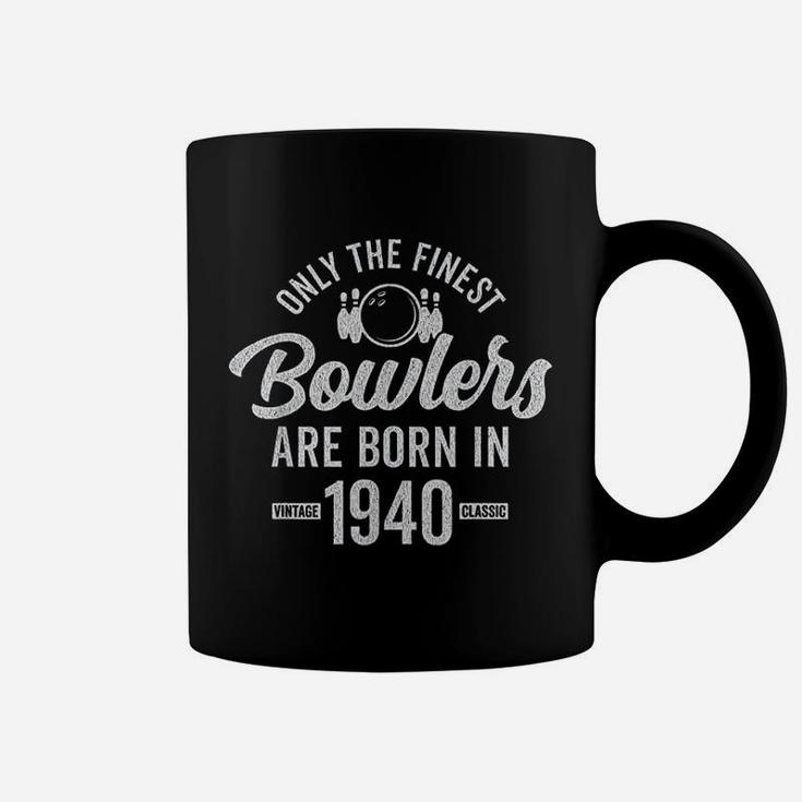 Gift For 81 Year Old Bowler Bowling 1940 81st Birthday Coffee Mug