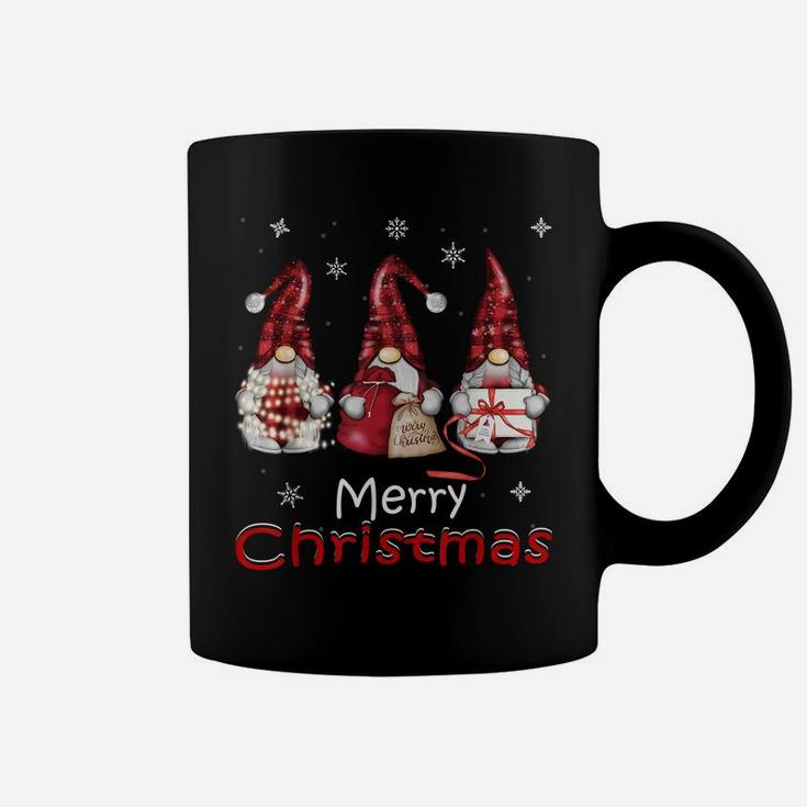 Gnome Family Christmas Shirts For Women Men - Buffalo Plaid Coffee Mug
