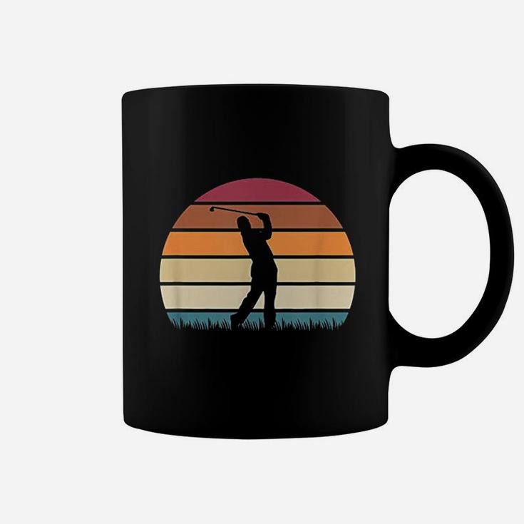 Golf Retro Golfing Golfer Sport Gift For Men Dad Uncle Coffee Mug