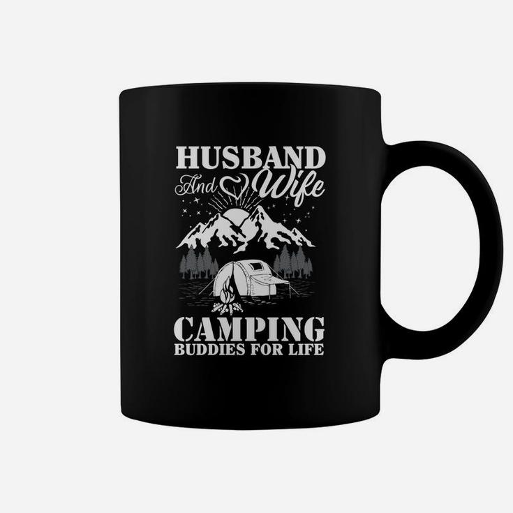 Husband And Wife Camping Buddies For Life Coffee Mug