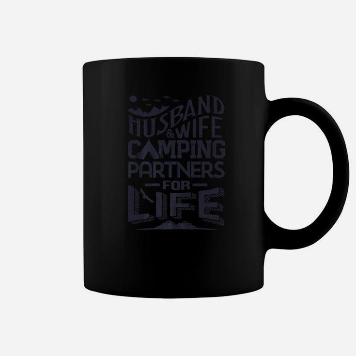 Husband And Wife Camping Partners For Life Men Women Coffee Mug