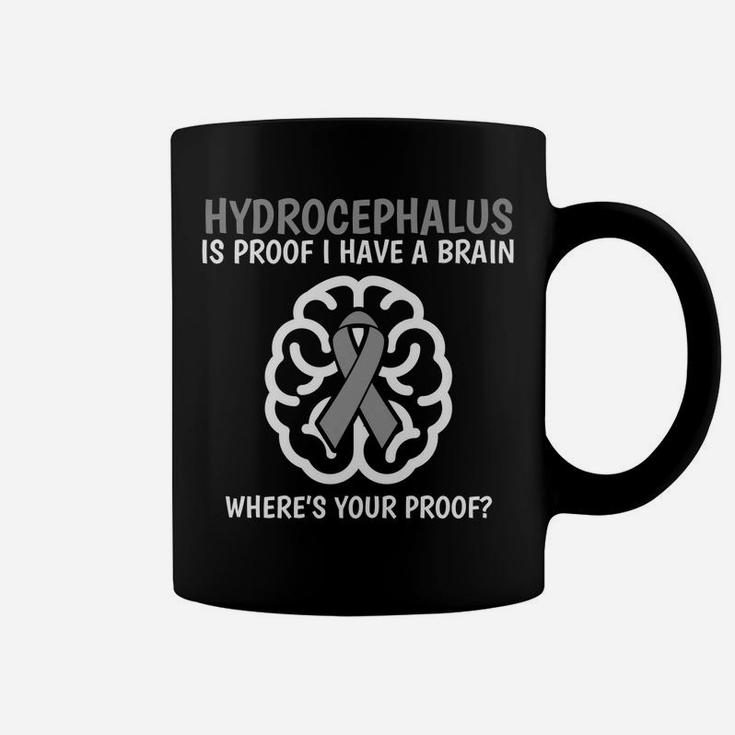 Hydrocephalus Awareness Brain Disease Related Funny Ribbon Coffee Mug