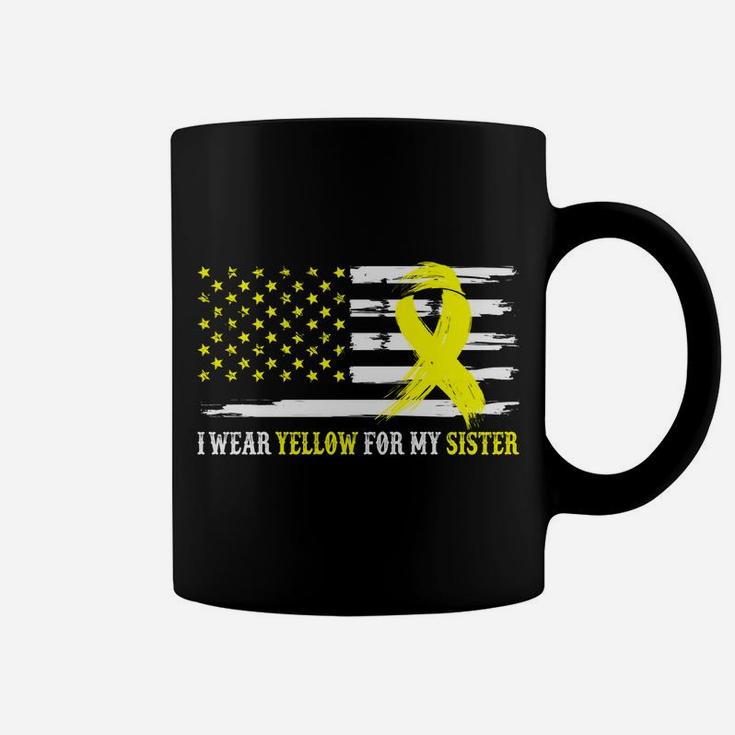I Wear Yellow For My Sister Spina Bifida Awareness Month Coffee Mug