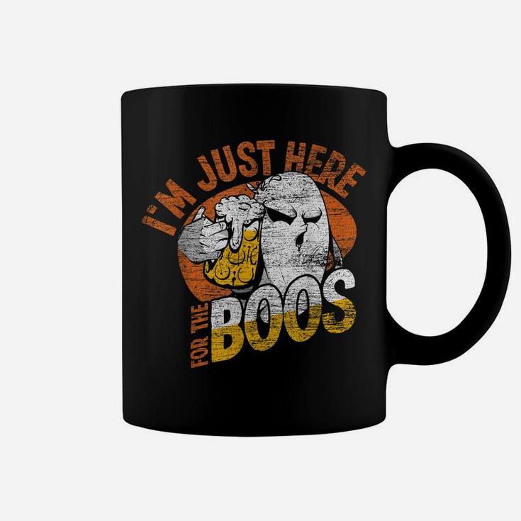 Im Just Here For The Boos Ghost Coffee Mug