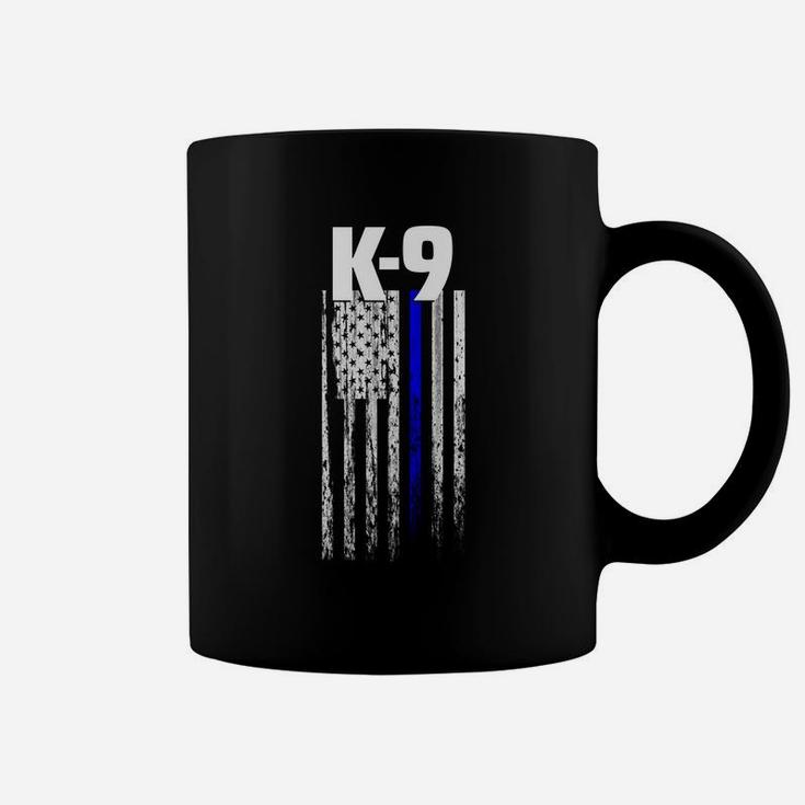 K-9 Police Officer Usa Flag Leo Cops Law Enforcement Coffee Mug