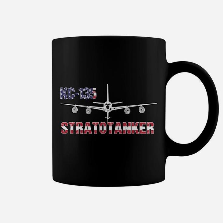 Kc135 Stratotanker Air Force Pilot- American Flag Sweatshirt Coffee Mug