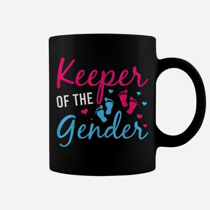 Keeper Of The Gender Baby Father Mother's Day Pregnancy Mom Coffee Mug
