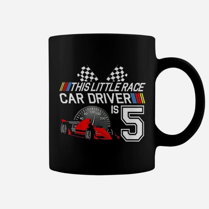 Kids 5 Year Old Race Car Birthday 5th Racing Party Gift Coffee Mug