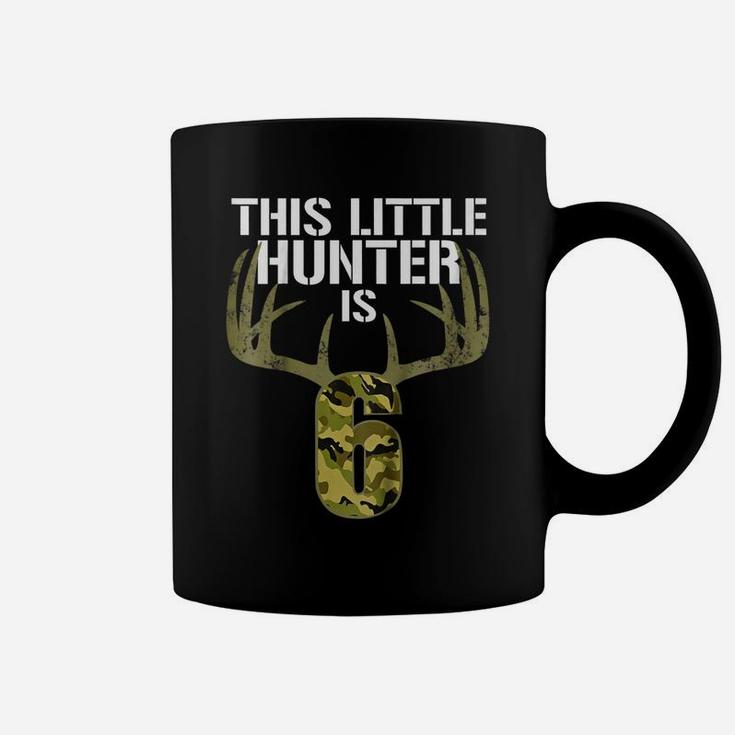 Kids 6Th Birthday Hunting T Shirt Boys Funny Deer Hunter Gift Tee Coffee Mug