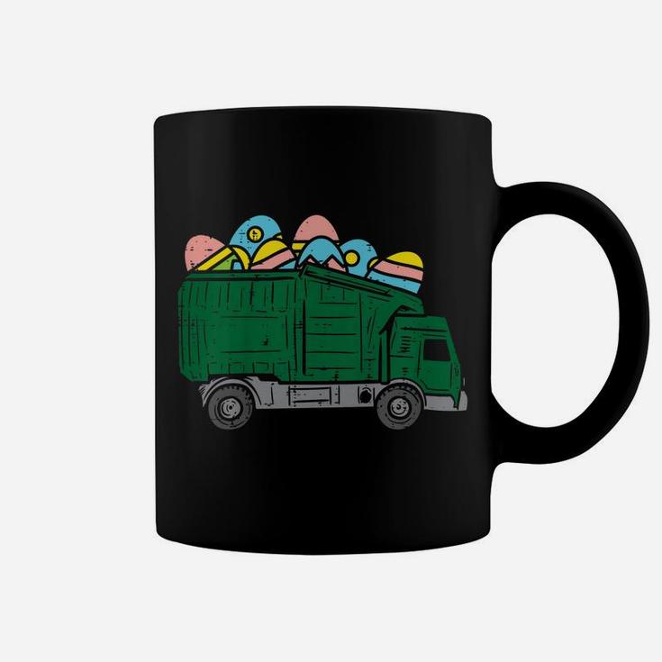 Kids Garbage Truck Eggs Cute Easter Day Egg Hunting Boys Kids Coffee Mug