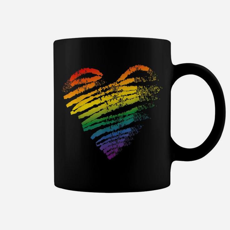 Lgbt Gay Pride Heart Flag Pride Month Gift Coffee Mug