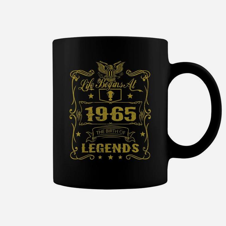 Life Begins At 1965 Birth Of Legends Birthday Gifts Coffee Mug