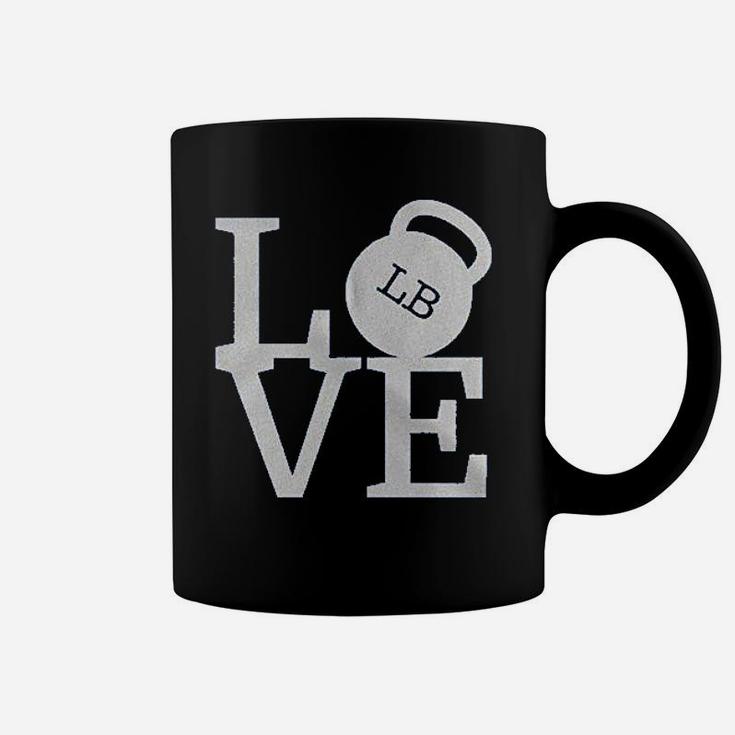 Love Weights Workout Gym Working Out Lifting Coffee Mug