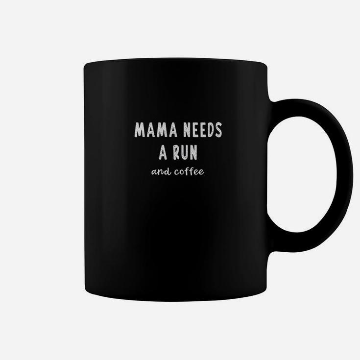 Mama Needs A Run Coffee Slogan Meme Funny Saying Running Mom Coffee Mug