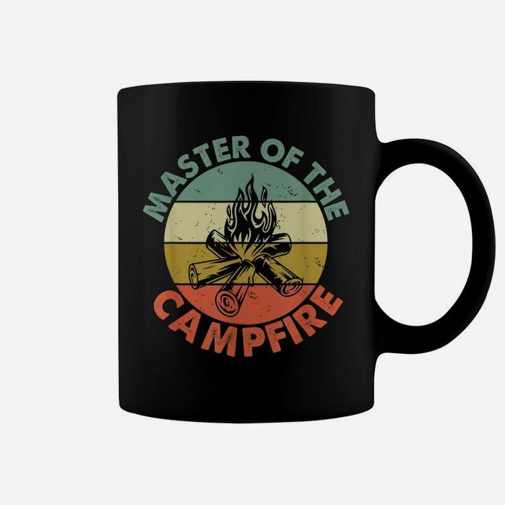 Master Of The Campfire Dad Camping Shirt Camping Dad Gift Coffee Mug