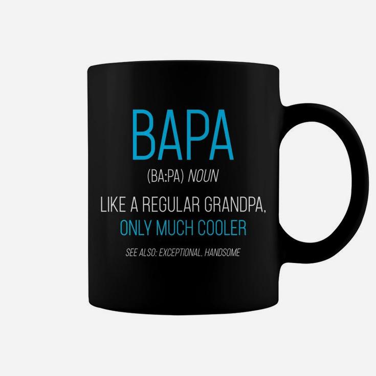 Mens Bapa Gift Like A Regular Grandpa Definition Cooler Coffee Mug
