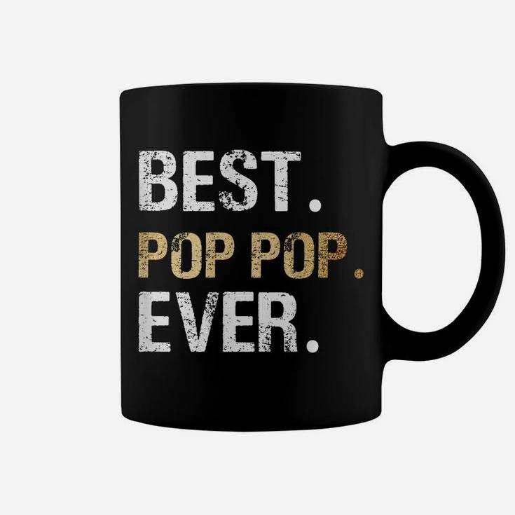 Mens Best Pop Pop Gift From Granddaughter Grandson Coffee Mug