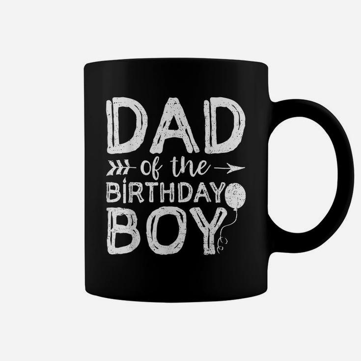 Mens Dad And Son Matching Birthday Dad Of The Birthday Boy Coffee Mug