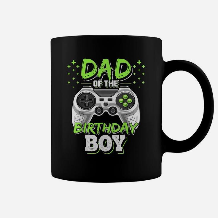 Mens Dad Of The Birthday Boy Matching Video Gamer Birthday Party Coffee Mug