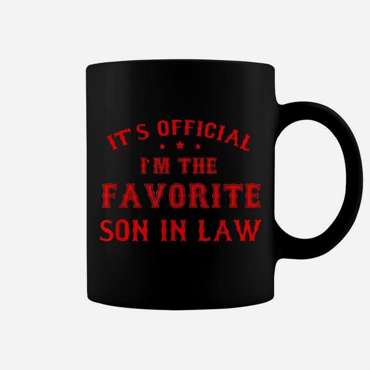 Mens Favorite Son In Law Funny Son-In-Law Birthday Christmas Gift Coffee Mug