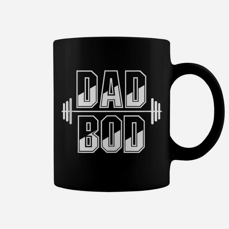 Mens Funny Dad Bod Gym Fathers Day Gift Workout Coffee Mug