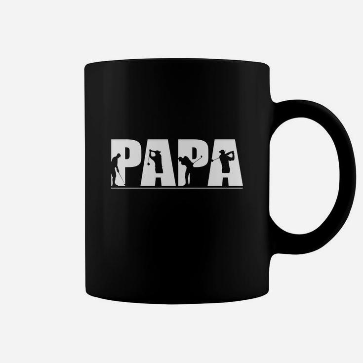 Mens Papa Golf - Dad Golf Gift Tshirt For Father Day, Birthday Coffee Mug