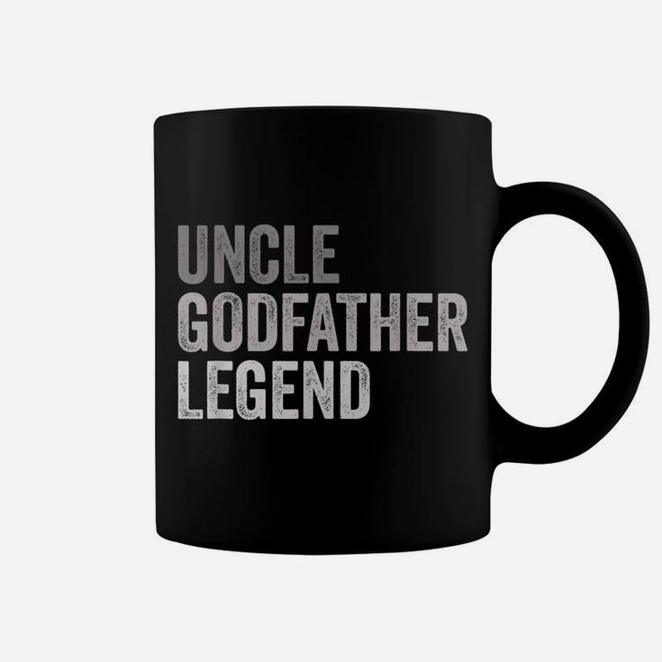 Mens Uncle Godfather Legend Funny Shirt Gift For A Favorite Uncle Coffee Mug