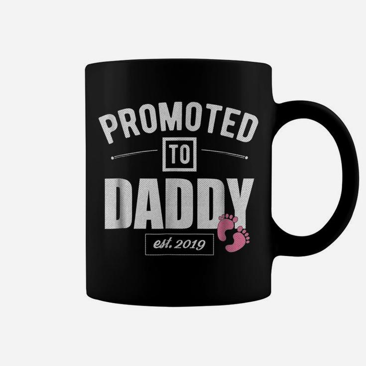 Mens Vintage Promoted To Daddy Its A Girl 2019 New Dad Shirt Coffee Mug